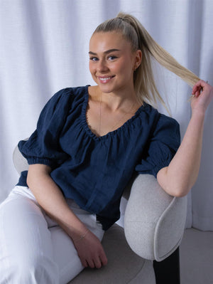 Mos Mosh Taissa Linen Blouse Spellbound