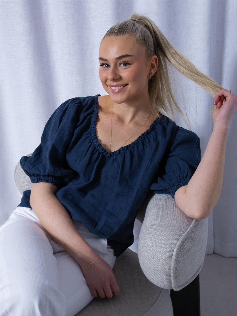 Mos Mosh Taissa Linen Blouse Spellbound