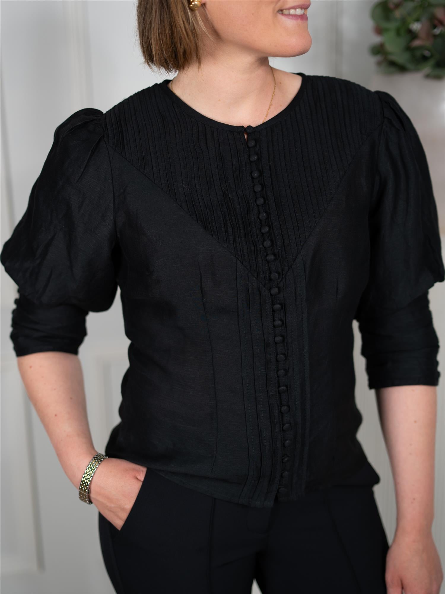 Ella&il Katja Blouse Black