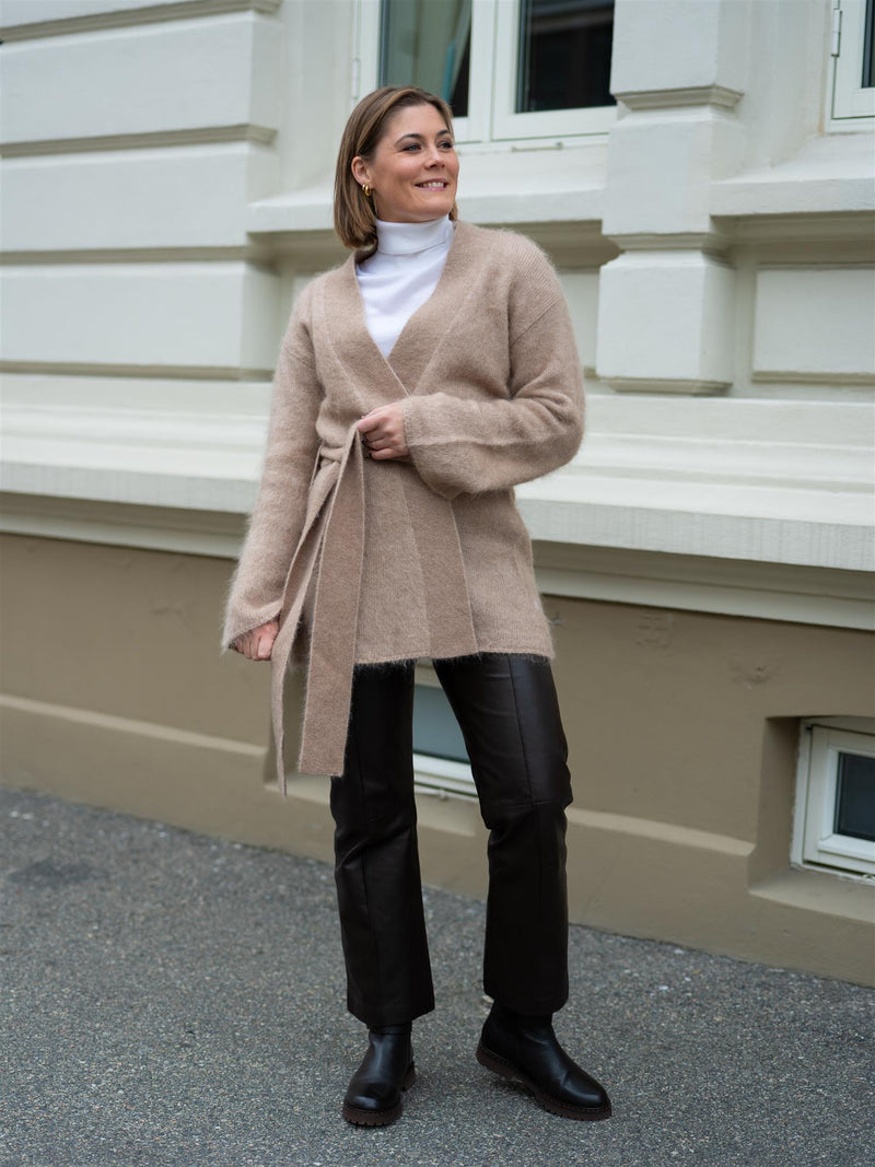 Ella&il Vera Chunky Cardigan Hazel Beige