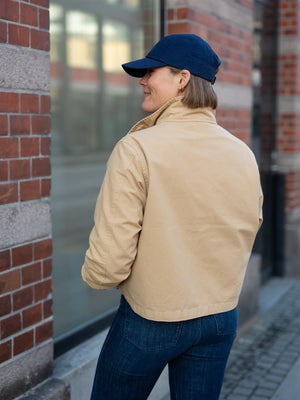 Polo Cotton Canvas Jacket Khaki