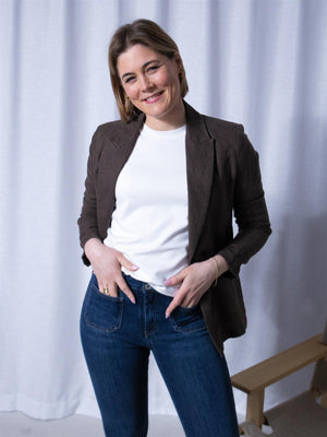 Stenströms Elisabeth Jacket Dark Brown