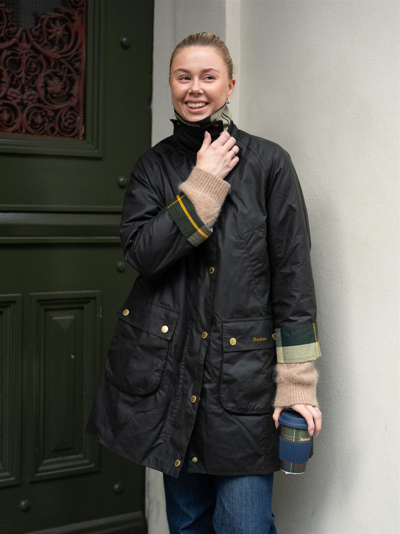 Barbour Long Beadnell Wax Jacket