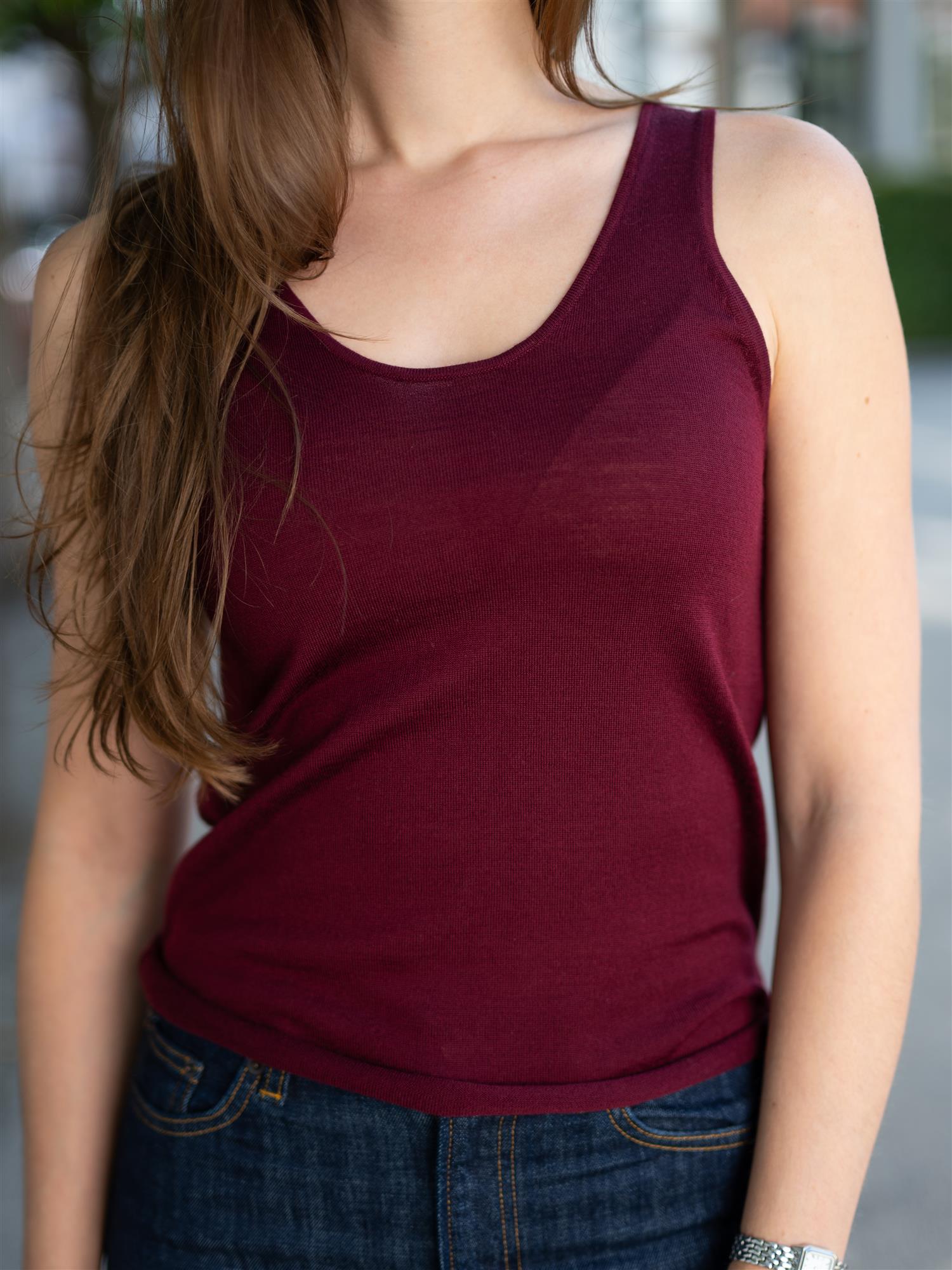 Emmie Tank Top Plum