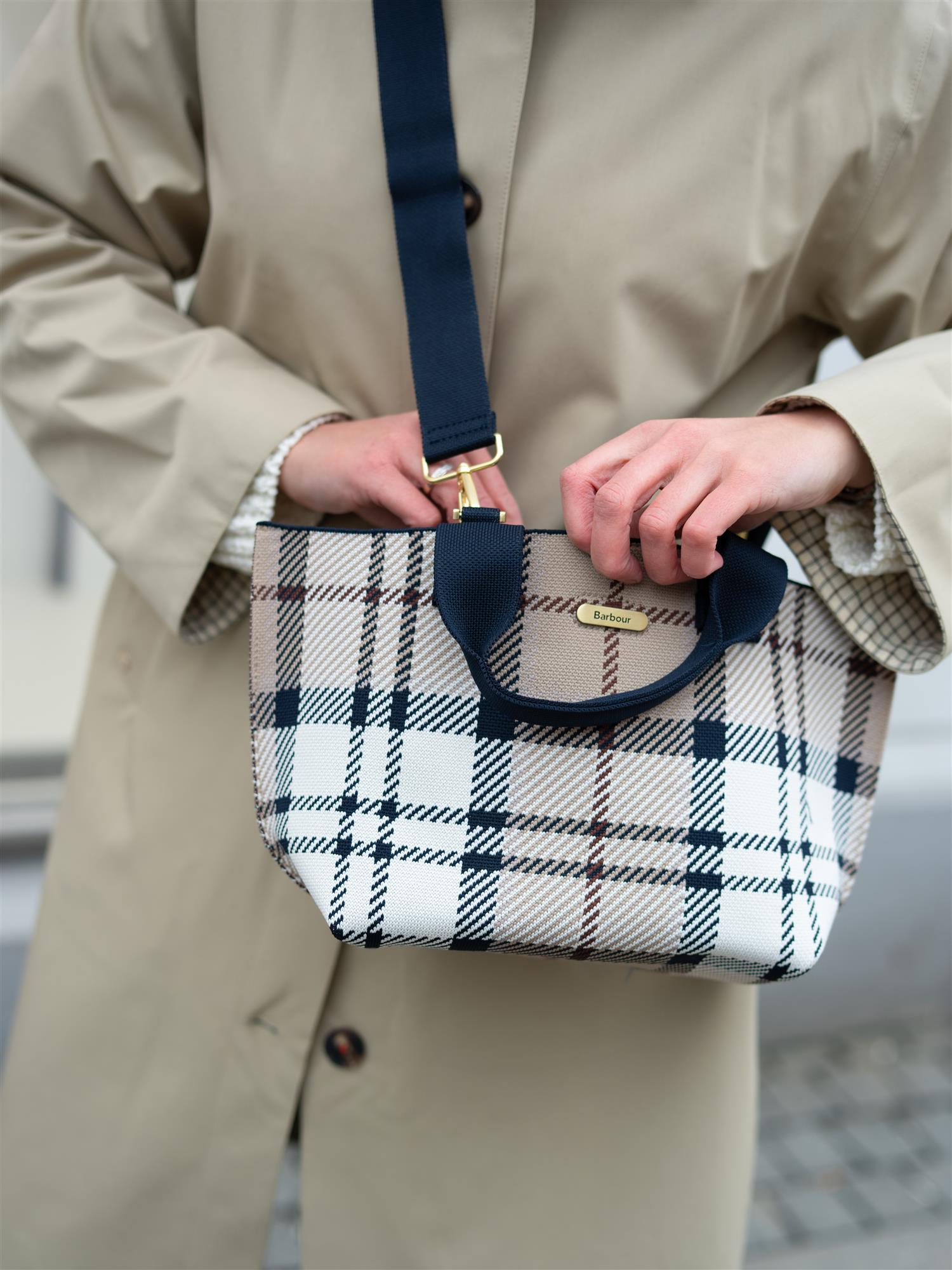 Barbour Layla Mini Tote Military Brown/Classic