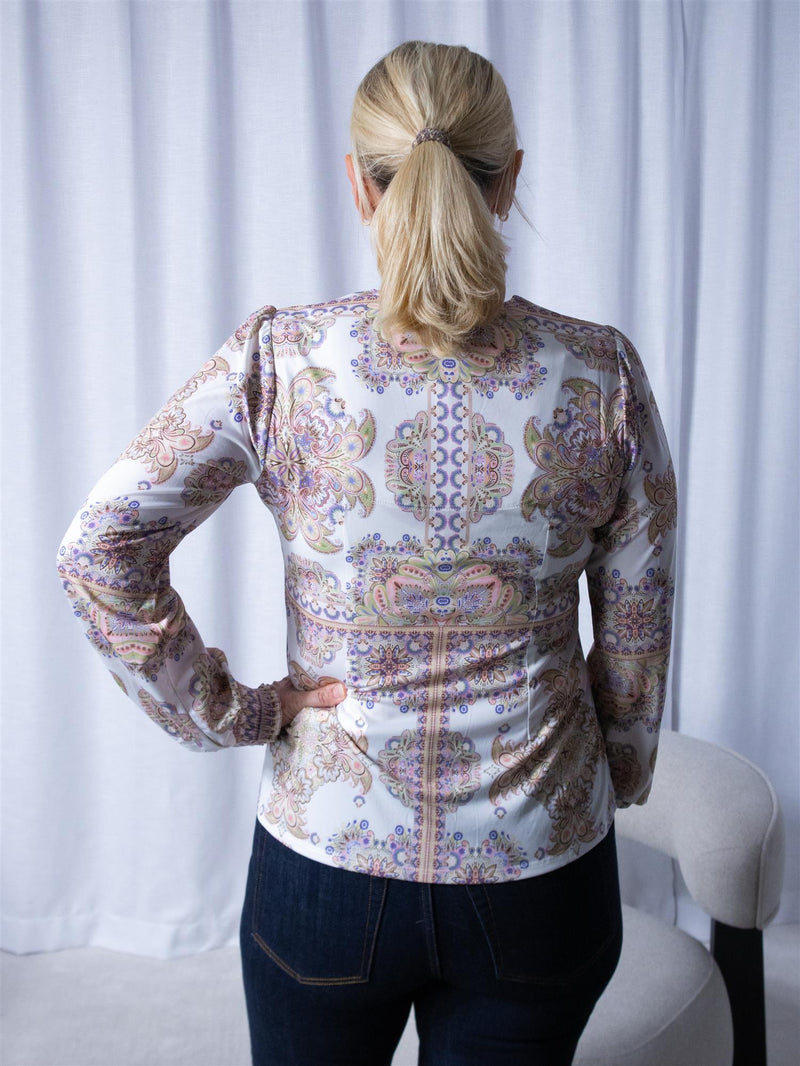 Hale Bob Ailani Blouse Ivory