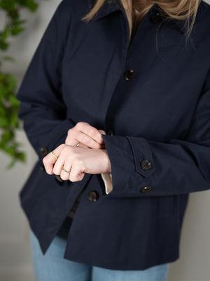 Gant Short Cotton Blend Car Coat