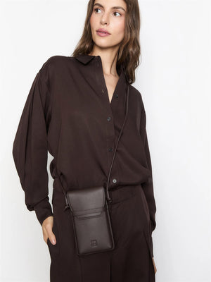 Camilla Pihl Mobile Pouch Dark Brown