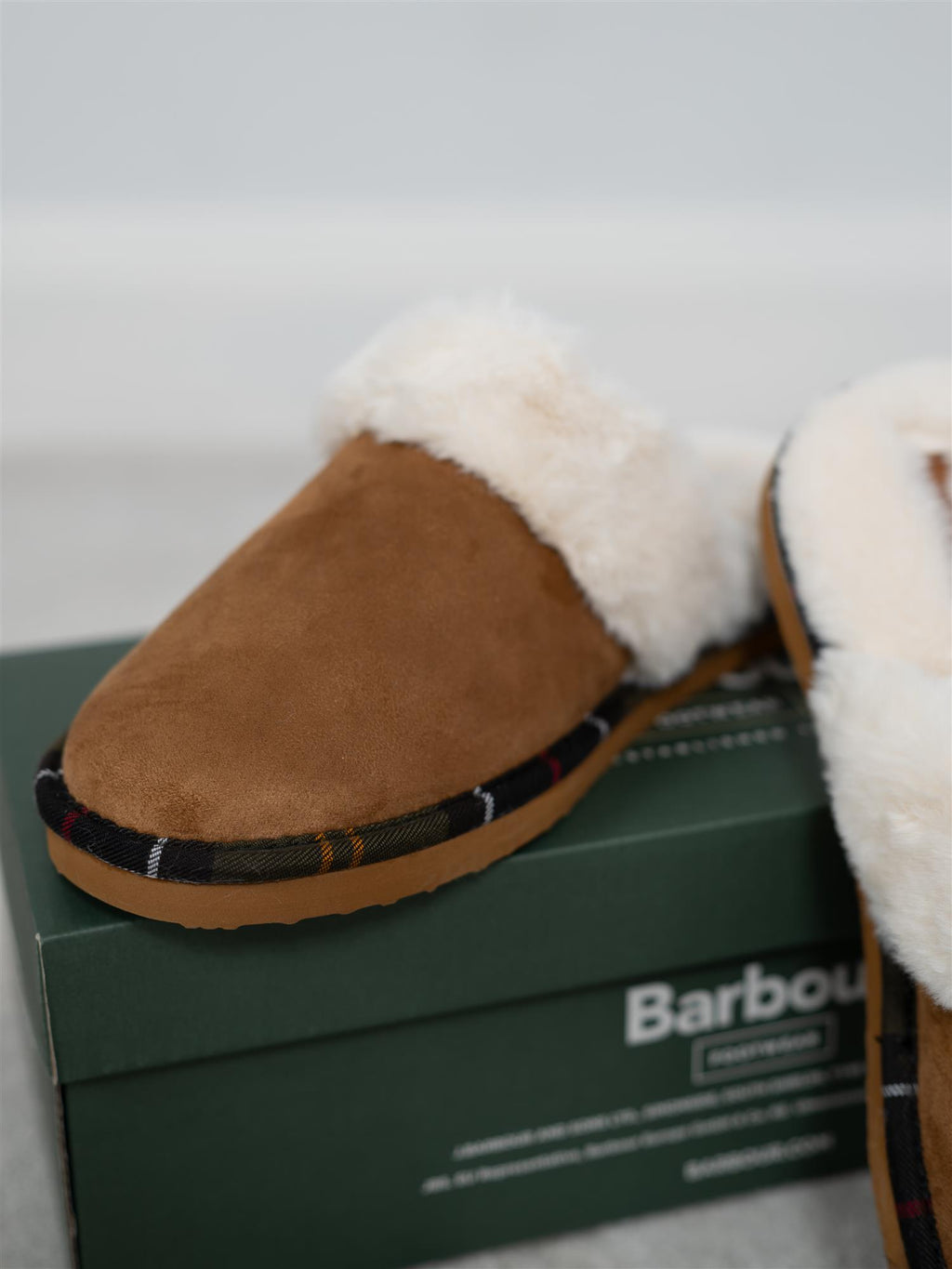 Barbour Claudia Slipper Ginger Suede