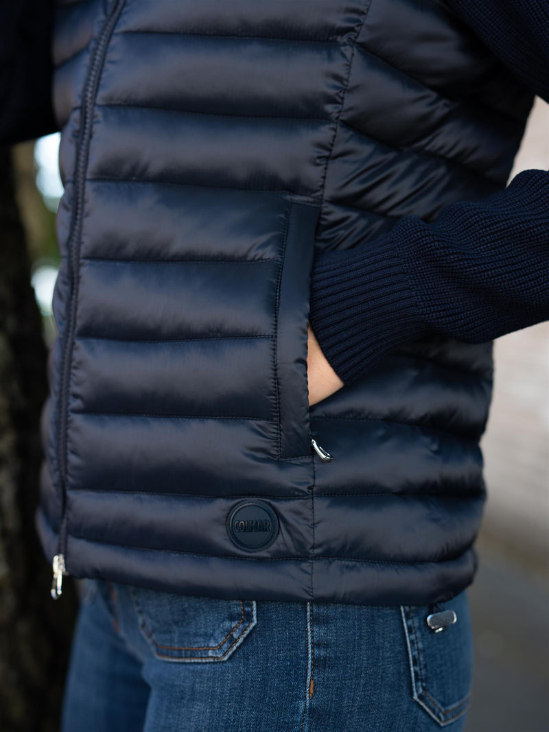 Colmar Hooded Jacket With Knitted Sleeves