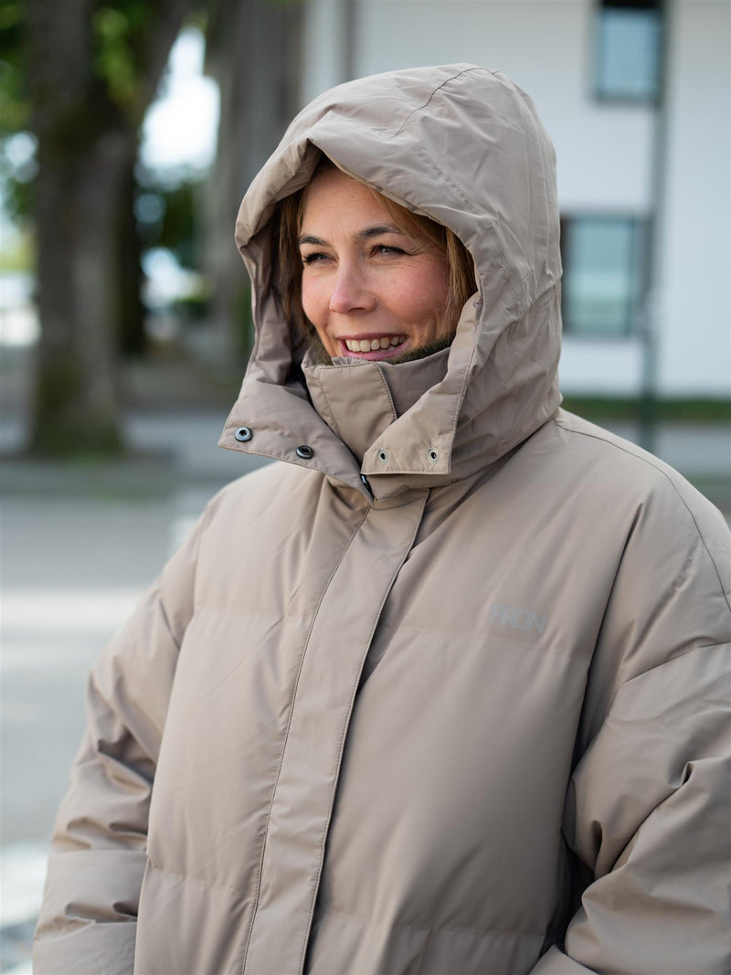 BRGN Regnskyll Bomber Jacket Taupe