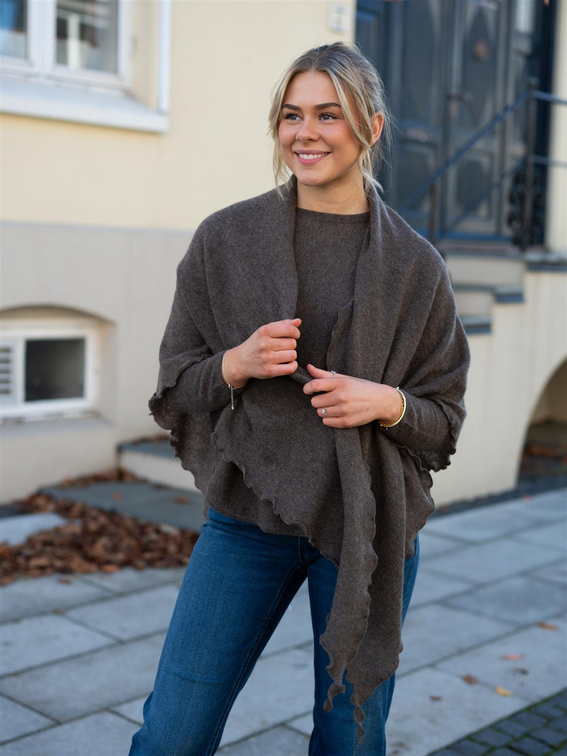 Davida Triangle Scarf Cacao