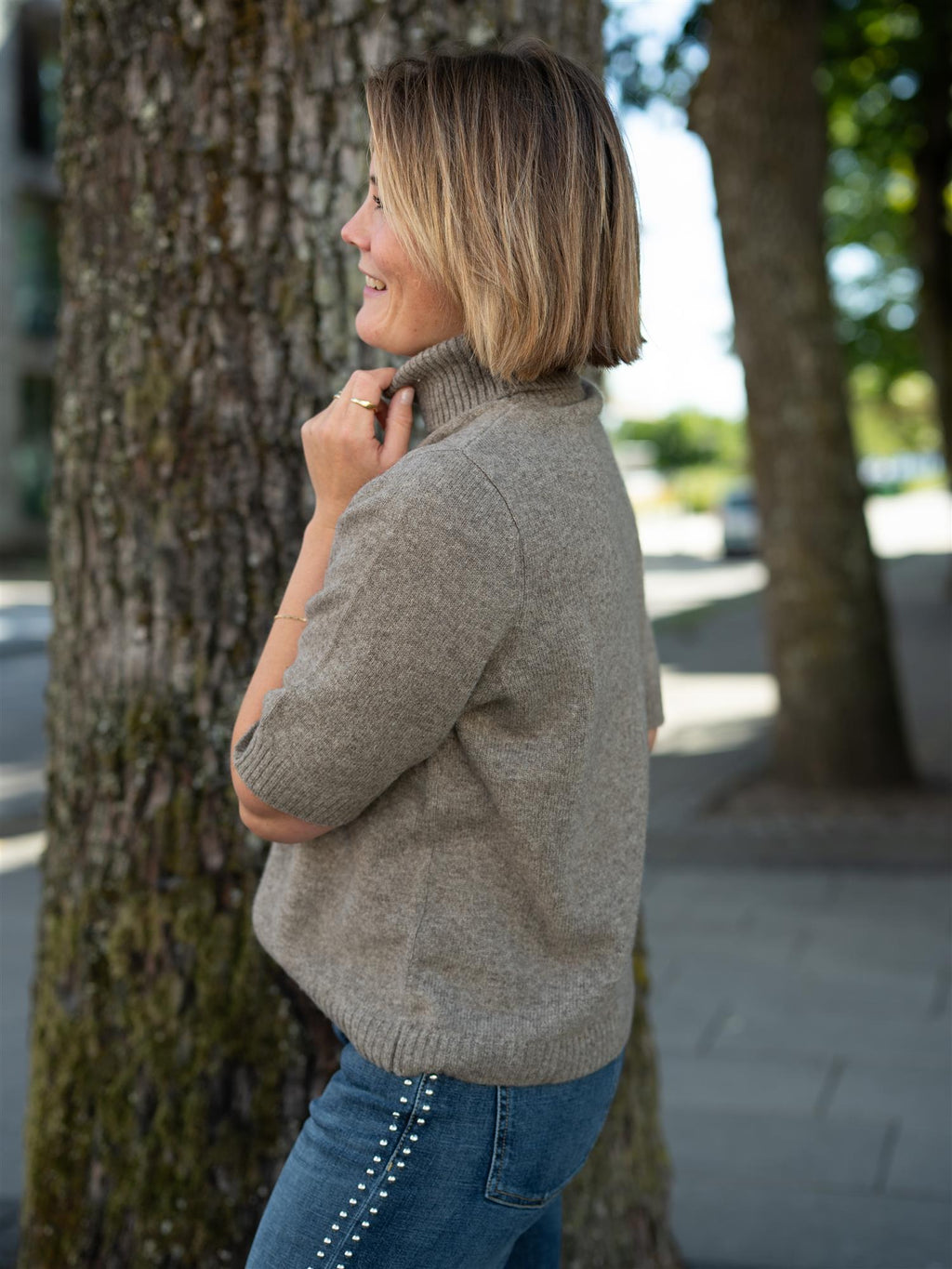 Stenströms Kinga Sweater Light Brown