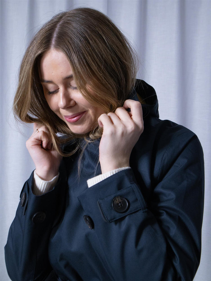 BRGN Yr'en Coat Rosin Dark Green
