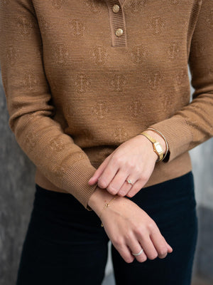 Gant Monogram Knit Polo