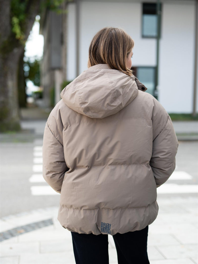 BRGN Regnskyll Bomber Jacket Taupe