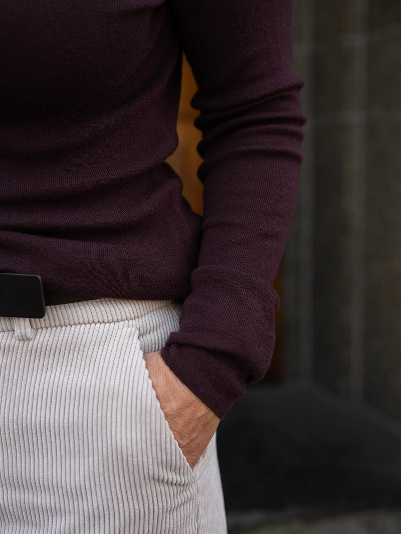 Mos Mosh Bouch Rollneck Knit Fudge