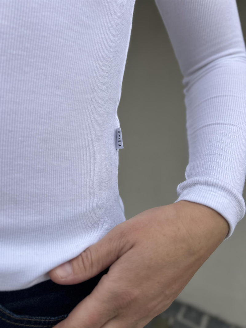 Ella&il Riva Rib longsleeve White