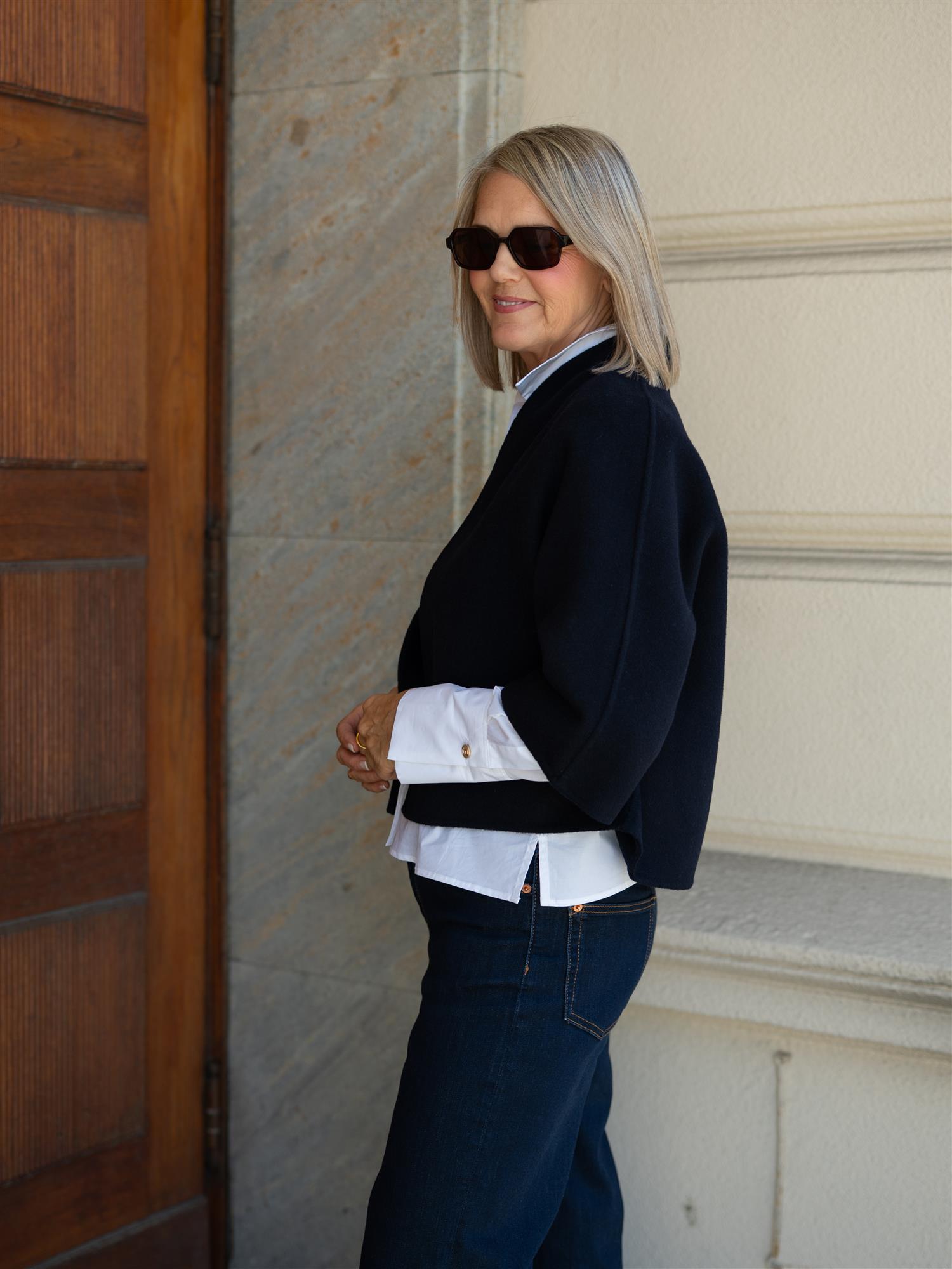 Kira Wool Jacket Navy
