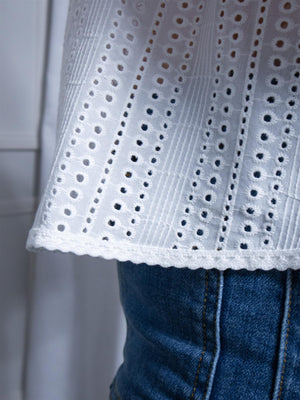 Max Mara Editta White Broderie