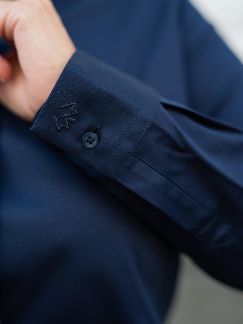 Mos Mosh Tina Jersey Shirt Maritime Blue