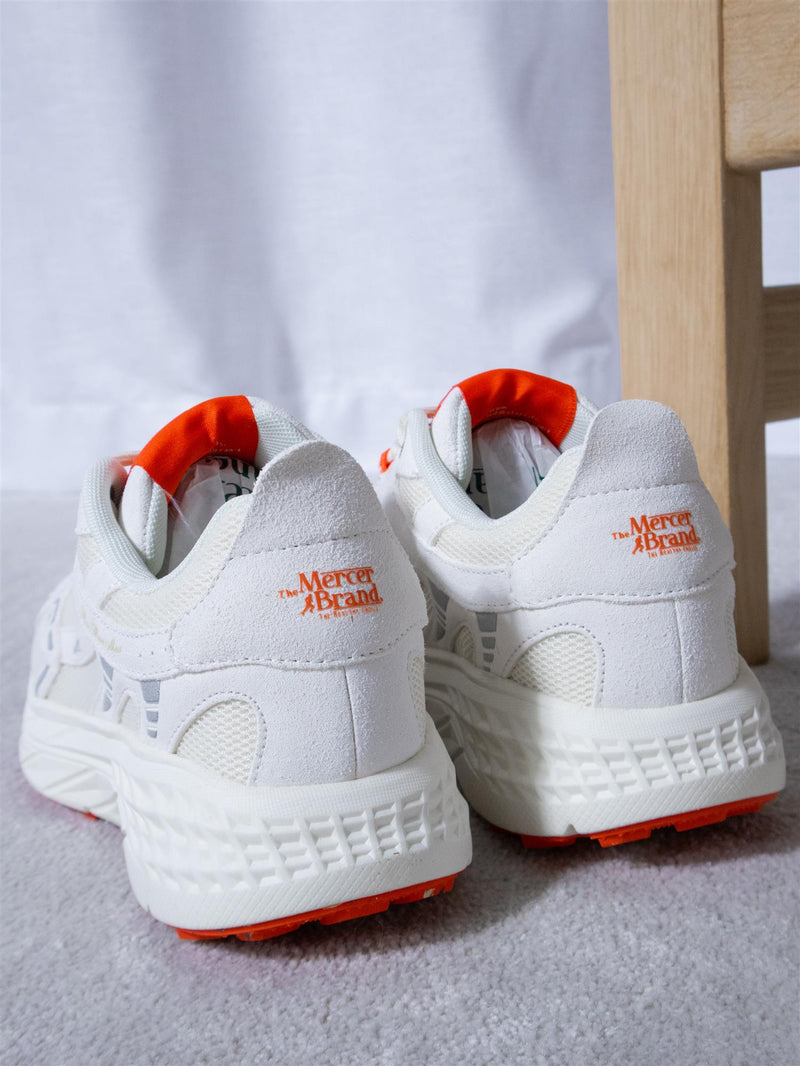 Mercer The Re-Run Max Suede White/Red