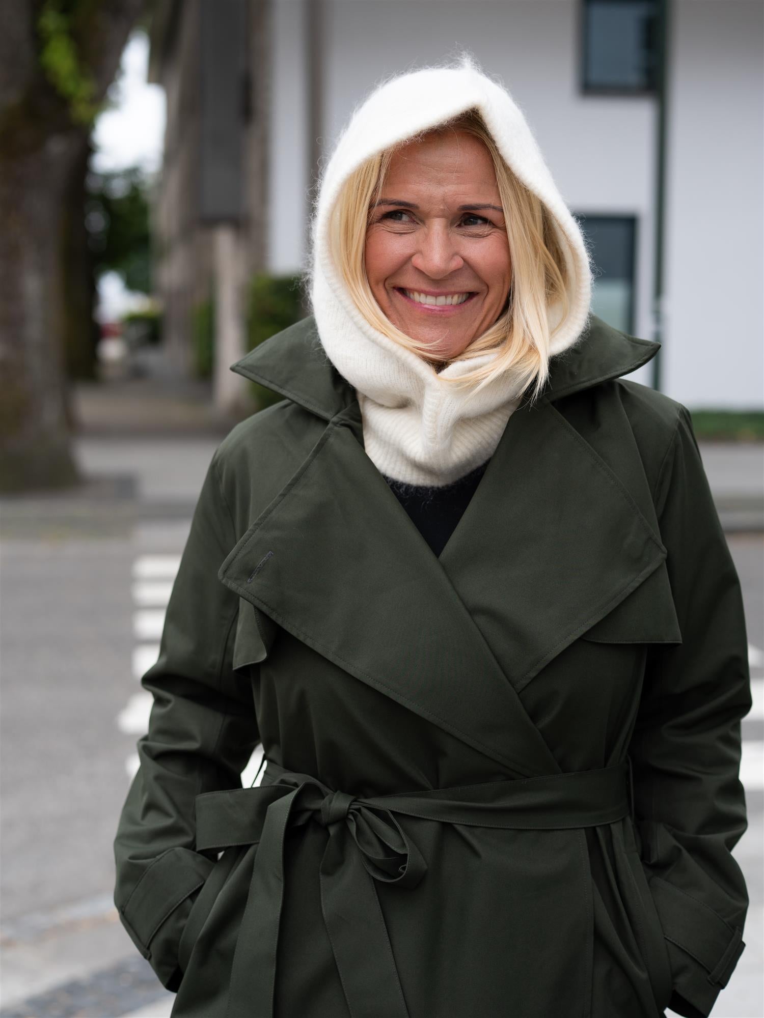 Ella&il Kajsa Chunky Balaclava Bright White