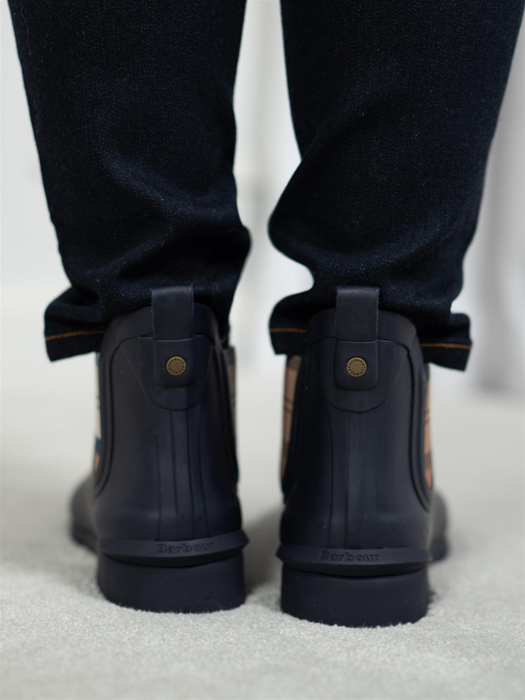 Barbour Wilton Chelsea Welly Navy
