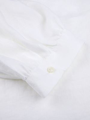 Stenströms Carmen Blouse Puff Sleeve White