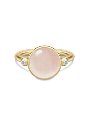 Julie Sandlau Prime Ring Milky Rose Crystal