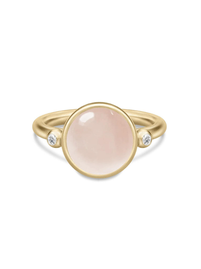 Julie Sandlau Prime Ring Milky Rose Crystal