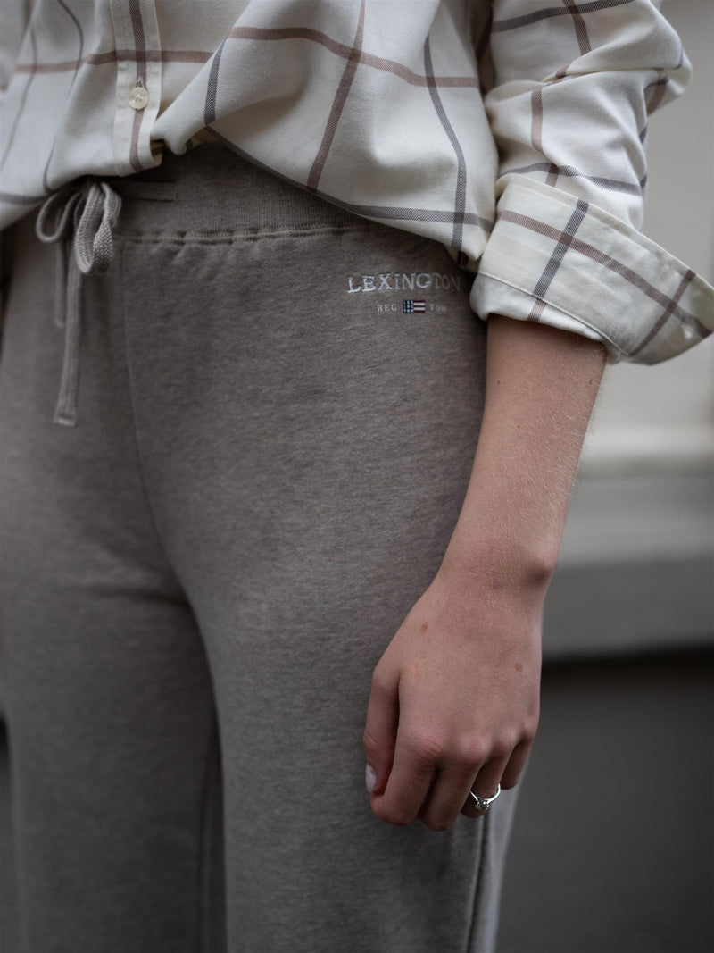 Lexington Jenna Jersey Pant Light Brown Melange