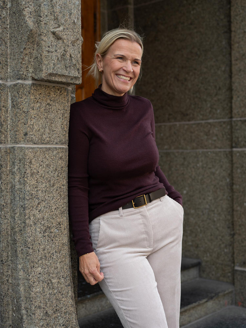 Mos Mosh Bouch Rollneck Knit Fudge