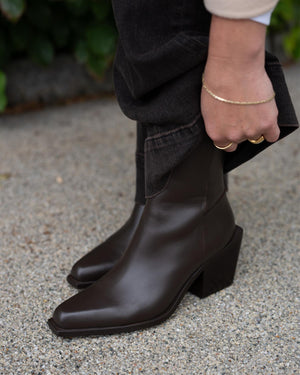 Camilla Pihl Jaxie Boot Dark Brown