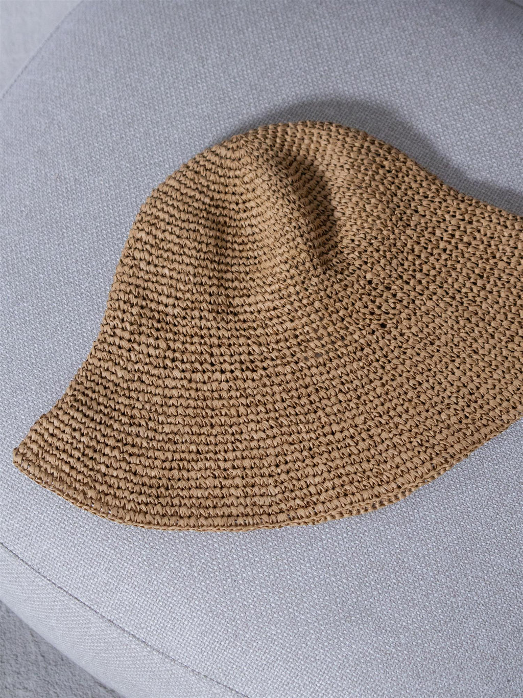 Gant Straw Hat Caramel Beige