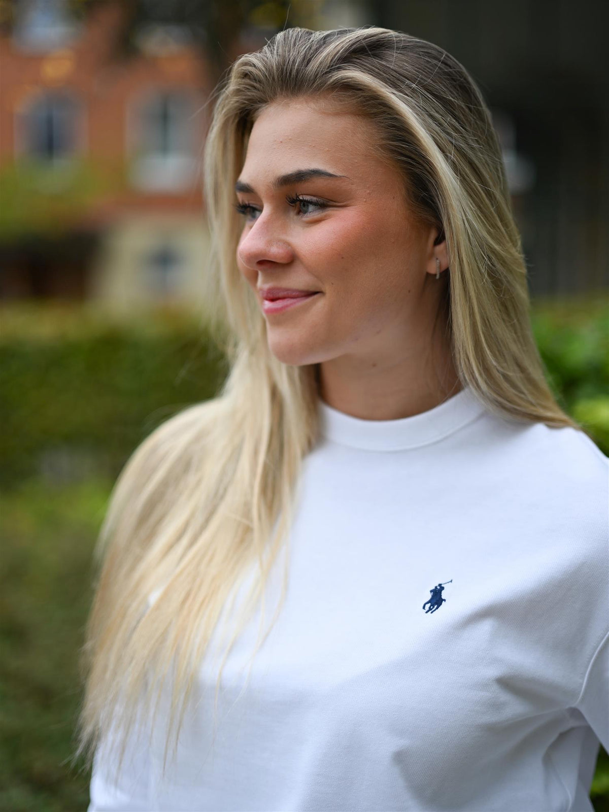 Cotton Jersey Long-Sleeve T-Shirt White