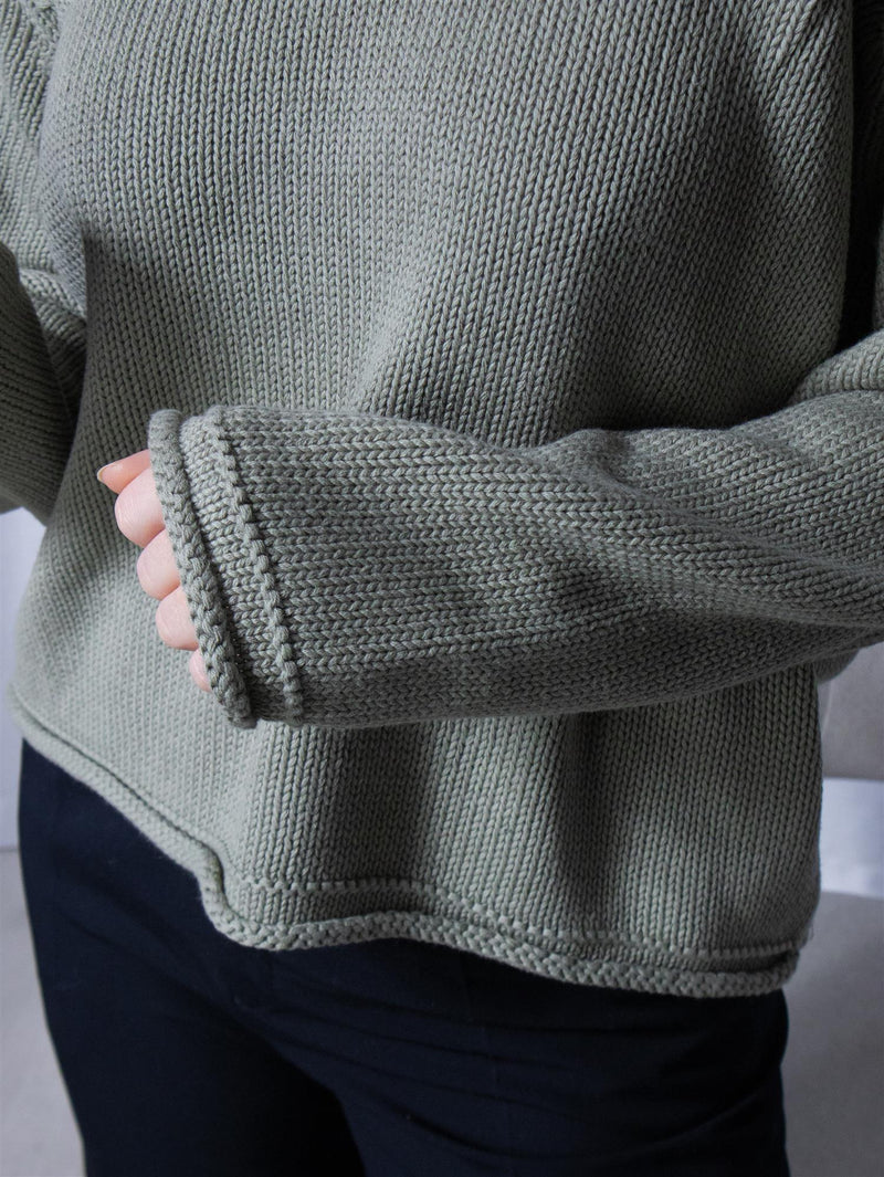 Mos Mosh Bine LS V-neck Shadow