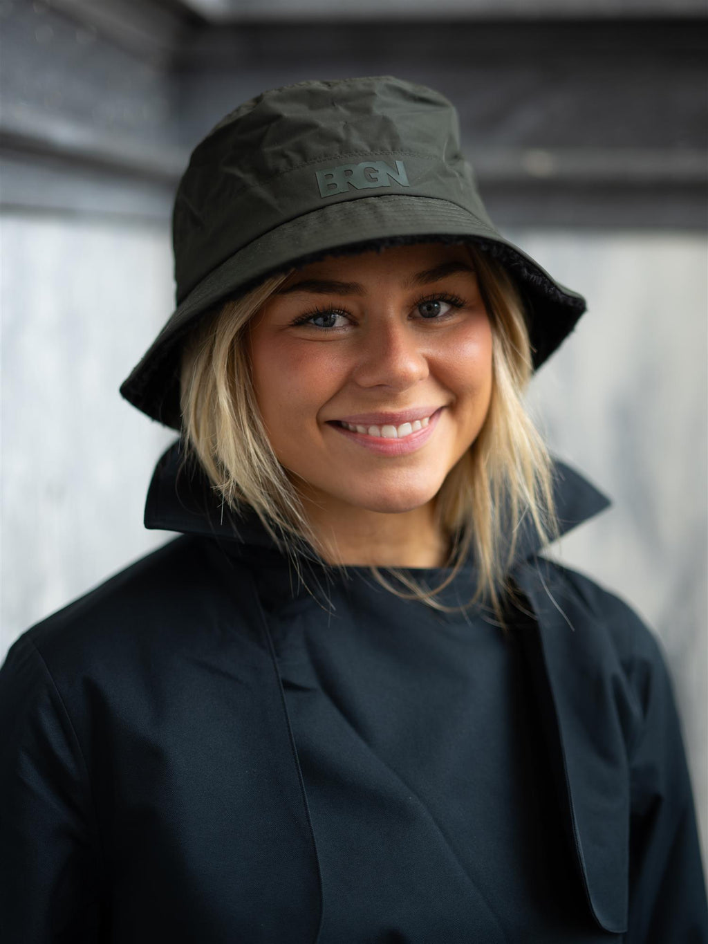 BRGN Pile Bucket Dark Green