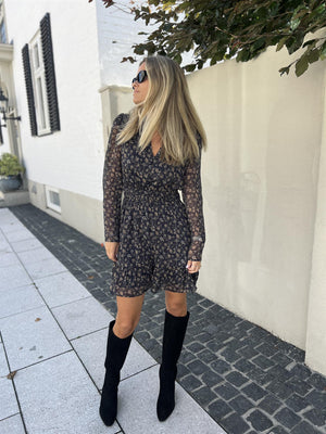 Camilla Pihl Wilma Knee Boot Black Suede