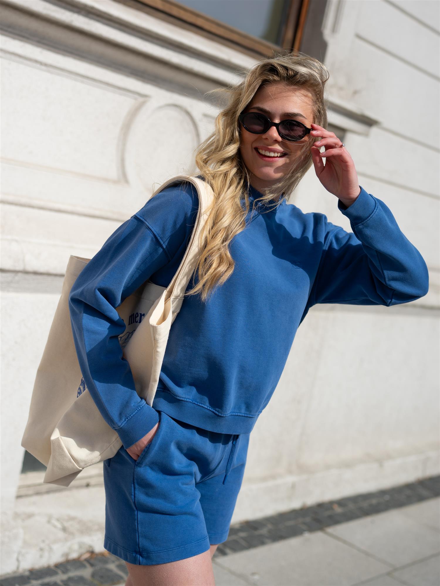 Camilla Pihl Mara Sweatshirt Cobalt Blue