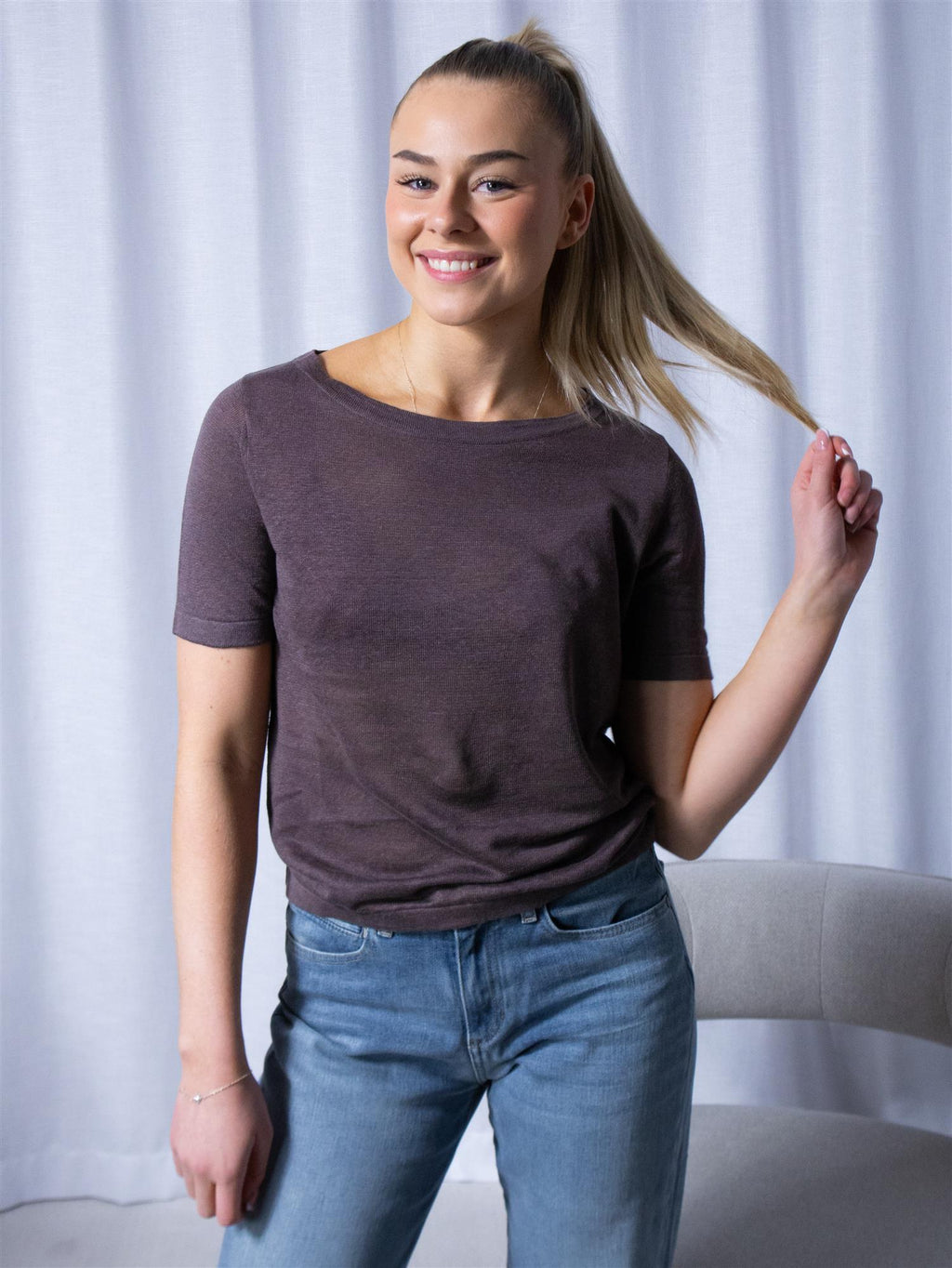 Sand Kokka Knitwear Brun