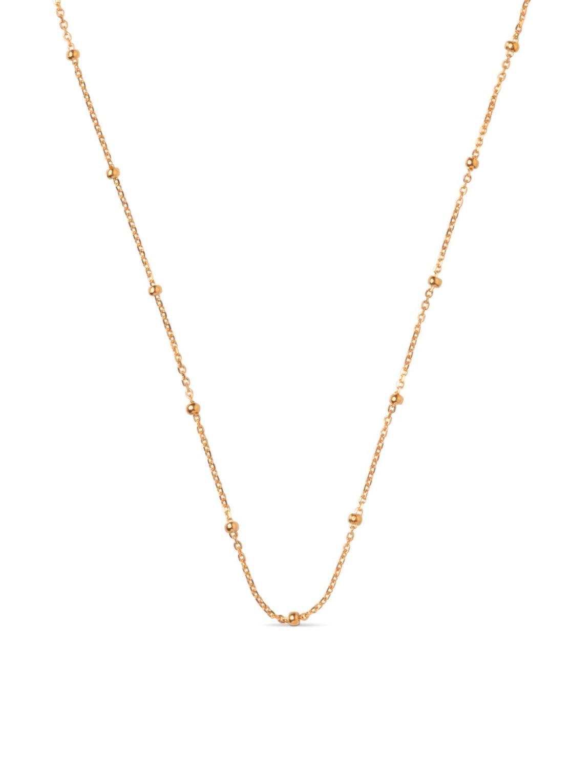 Enamel Beaded Chain Necklace