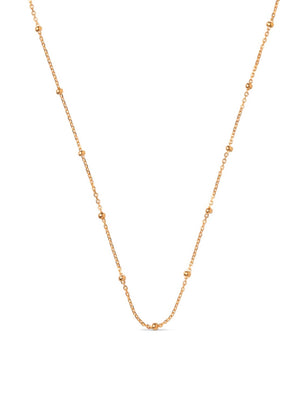 Enamel Beaded Chain Necklace