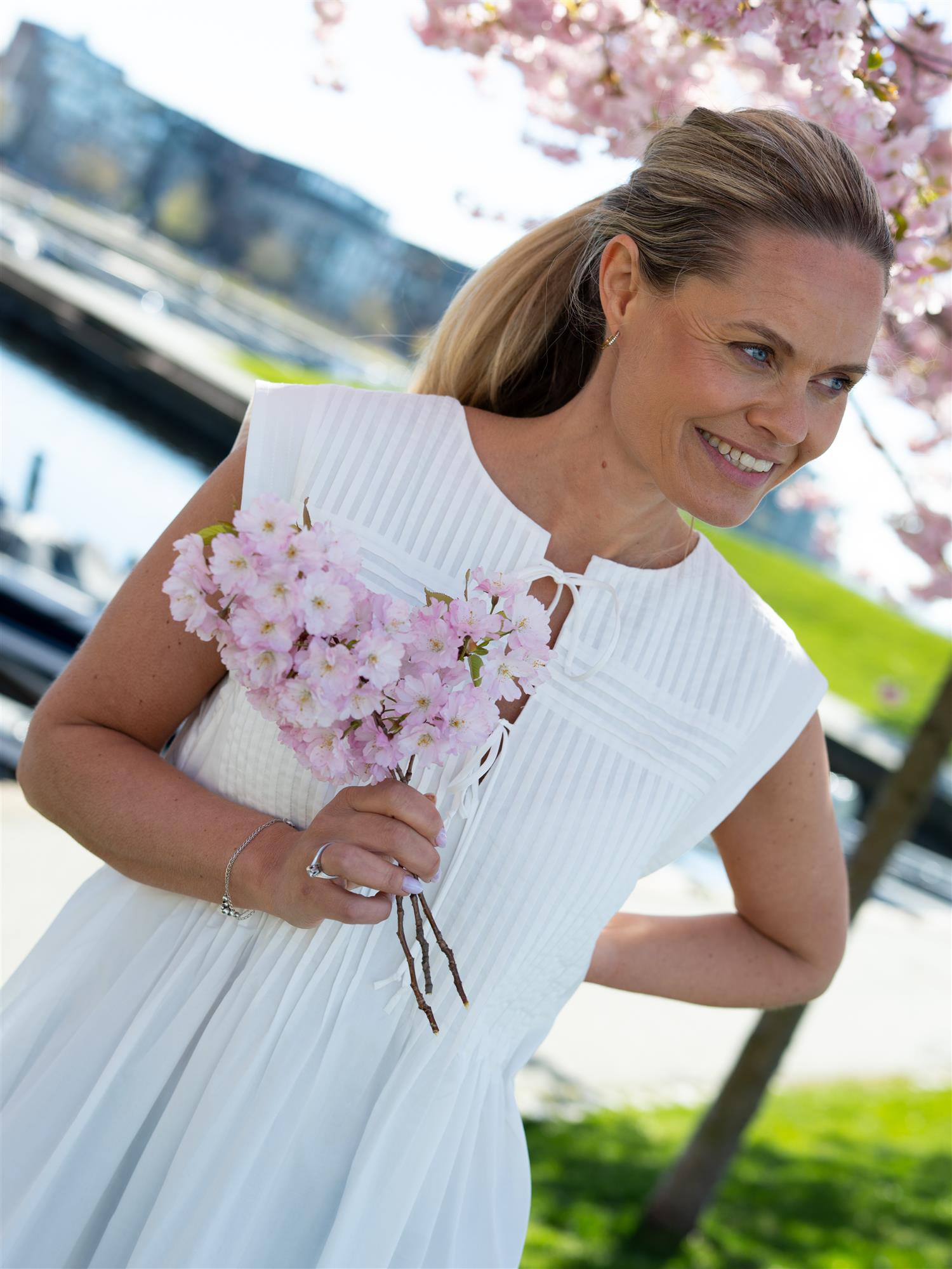 Camilla Pihl Mira Dress White