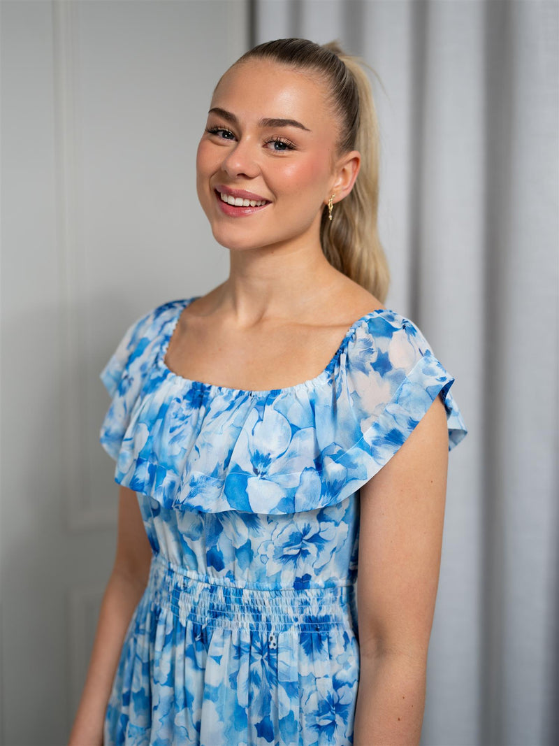 Hale Bob Estelle Dress Blue
