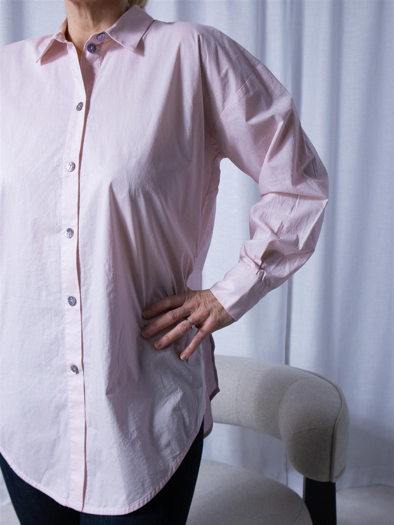 Bitte Kai Rand Core Cotton Shirt Pale Pink