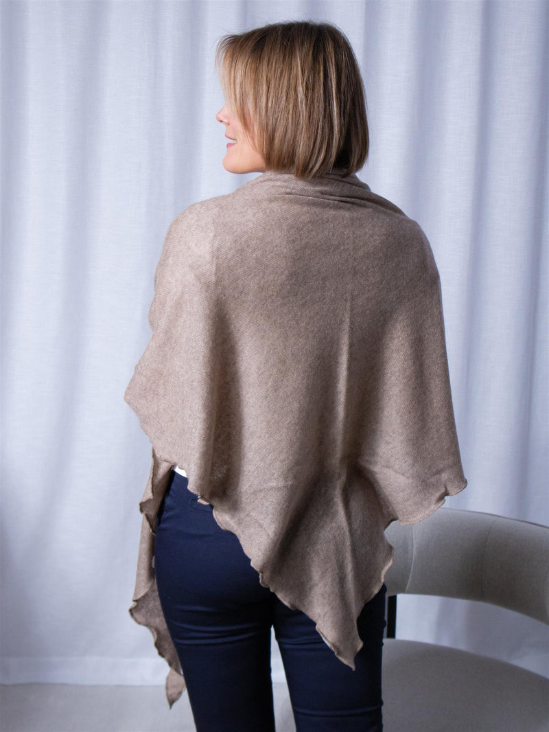 Davida Triangle Scarf Mink