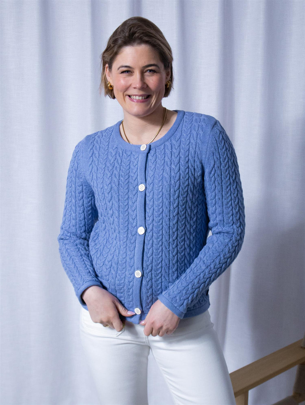 Ella&il Ulla Cotton Jacket Light Blue