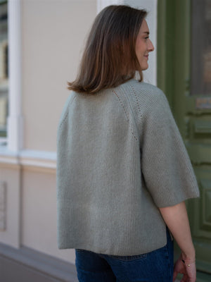 Mos Mosh Taci V-Neck Knit Shadow
