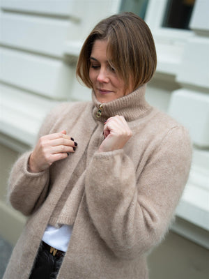 Ella&il Belinda Chunky High Neck Hazel Beige